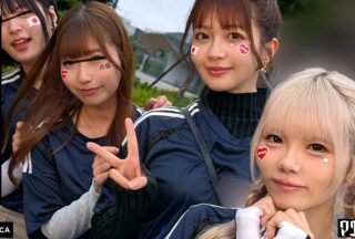 VRNC-059 Goal! A Secret Offside With Beautiful Supporters Outside The Stadium! [Miyu/Yumi/Rei/Rin] Ver. Rei & Rin