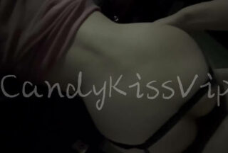 Underground car sex, scared to death, someone came halfway through — CandyKiss